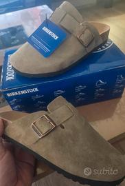 Birkenstock Boston Suede Sabbia 39 Nuove