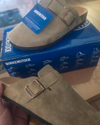 Birkenstock Boston Suede Sabbia 39 Nuove