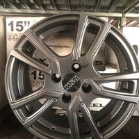 CERCHI NUOVI RAGGIO 15 POLLICI OPEL Corsa D 4 bolt