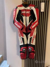 Tuta in pelle intera dainese ducati corse
