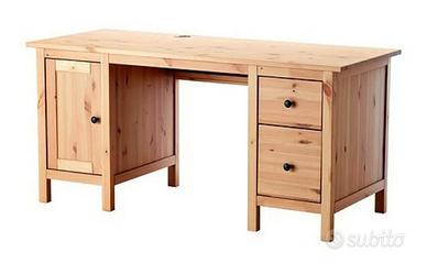 Scrivania Hem es legno massello naturale