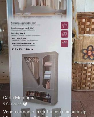Armadio in stoffa 