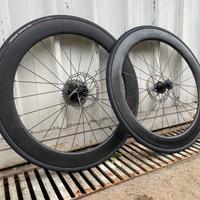 Cerchi bici in CARBONIO - profilo 60 mm AERO