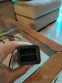 Caricatore originale batterie go pro hero 5,6,7