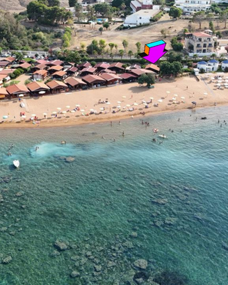 Romantico bungalow in riva al mare