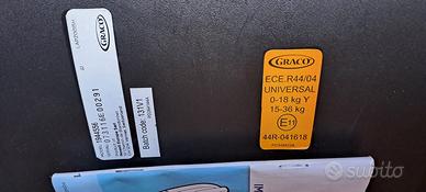 Seggiolino Auto Graco Milestone da 0 - 12 anni
