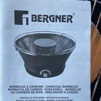 Barbecue a carbone Bergner portatile
