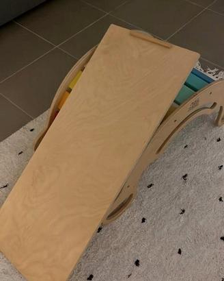 dondolo e scivolo montessoriano