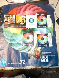 poster piaggio 1972 calendario originale pubblicit