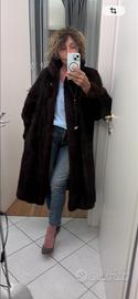 Pelliccia  lunga visone Brown selvatico
