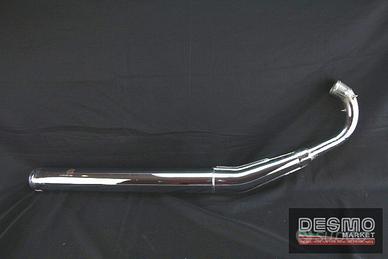 Silenziatore terminale scarico cromato Lanfranconi