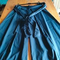 gonna pantalone lunga cotone