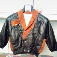 giacca vera pelle bambino 