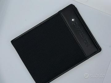 Portafoglio montblanc pelle e velluto