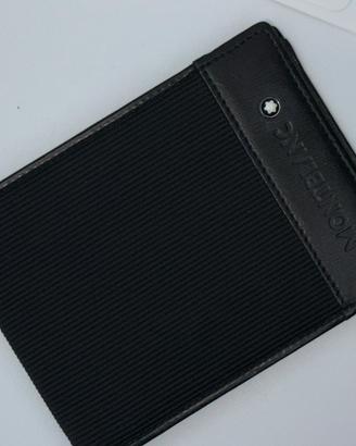 Portafoglio montblanc pelle e velluto