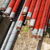 TUBO IN FERRO RIVESTITO  DA 3/4"