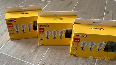 Set 9 Lampadine LEXMAN (NUOVE)