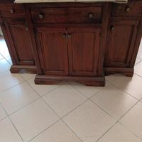 Mobile bagno con marmo senza lavandino