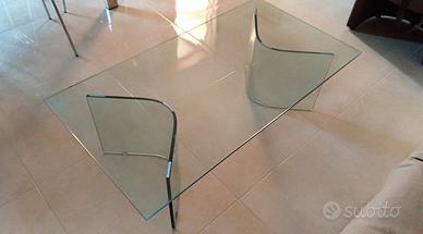 Tavolino Tonin Casa in vetro temperato