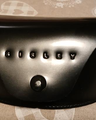 Custodia nera occhiali Sysley 17x8 cm. Nuova.