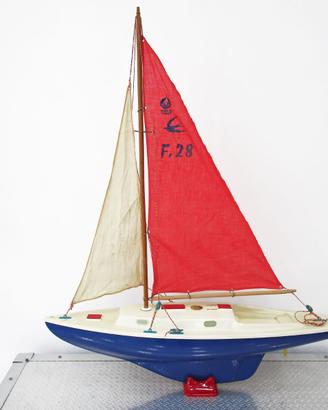 Modello vintage anni '70 Barca a Vela