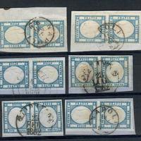 PROVINCE NAPOLETANE LOTTO DI 2 GRANA USATI VARIETA