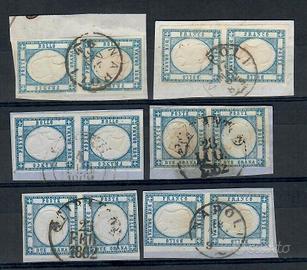 PROVINCE NAPOLETANE LOTTO DI 2 GRANA USATI VARIETA