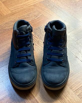 Scarpa alta bambino blu 31 Geox