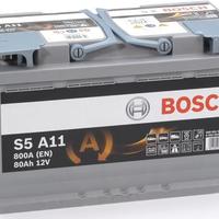 Bosch S5A11, Batteria per Auto, 80A/h, 800A, Tecno