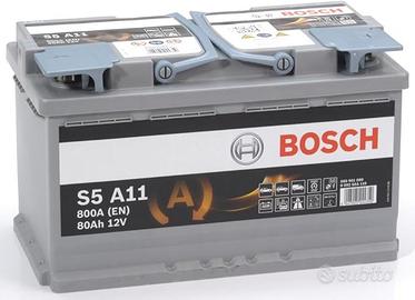 Bosch S5A11, Batteria per Auto, 80A/h, 800A, Tecno