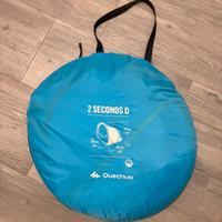 Tenda campeggio-azzura-montaggio rapido-decathlon