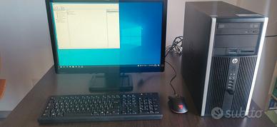 Computer PC HP6305Pro-Monitor-Tastiera-Mouse-WiFi