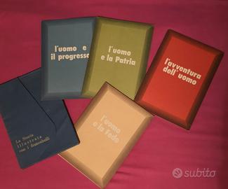 FOLDER-LA STORIA ILLUSTRATA  CON I FRANCOBOLLI