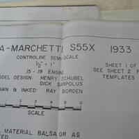 MODELLISMO SAVOIA MARCHETTI S55 X DISEGNI