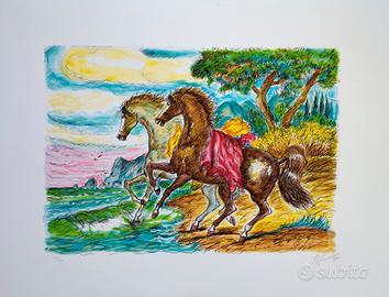 Giovan Francesco Gonzaga Serigrafia 100x70