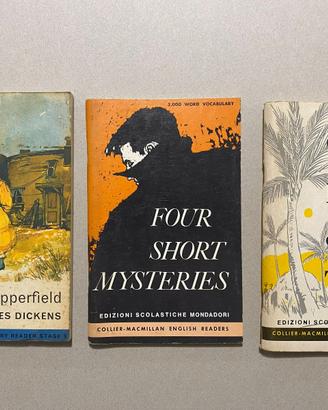 Sette libri in lingua inglese