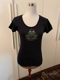 T-shirt Braccialini colore nero con principe