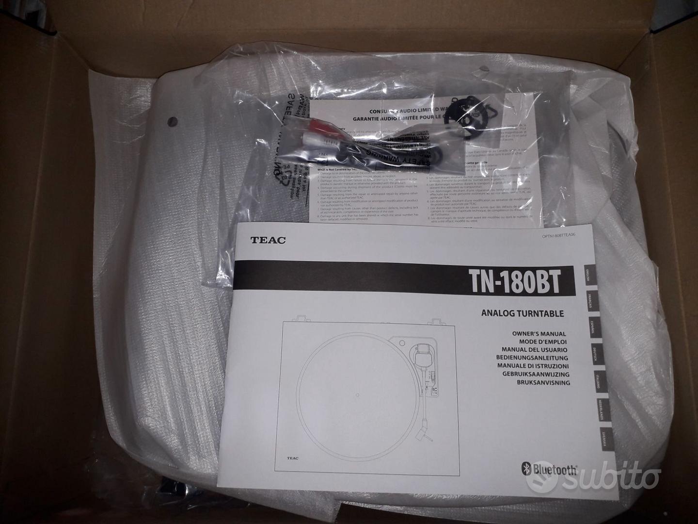 Giradischi bluetooth economico Teac TN-180BT - Unboxing e