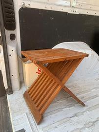 tavolino in legno anni 80