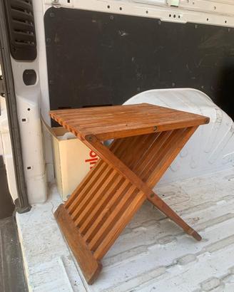 tavolino in legno anni 80