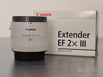 Canon Extender EF 2x III pari al nuovo + scatola