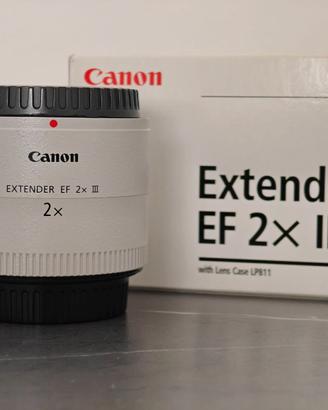 Canon Extender EF 2x III pari al nuovo + scatola