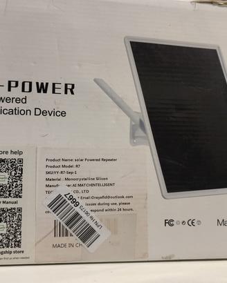Ripetitore WiFi Solare da Esterno R7