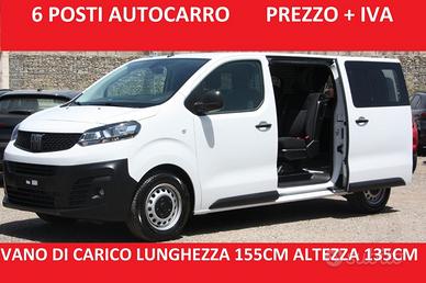 FIAT Scudo 1.5 BlueHDi 120CV 6 POSTI Doppia cabi