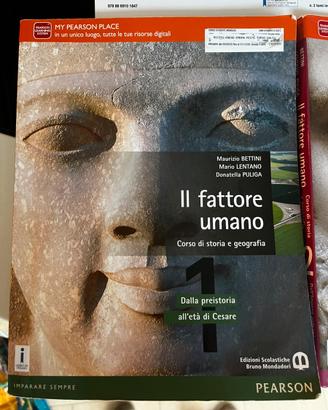 Libro storia “Il fattore umano 1”