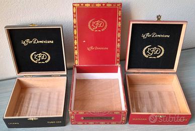 Scatole Sigari Lotto 4 La Flor + Macanudo