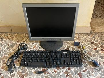 Monitor Philips 17" + Tastiera + Cavi