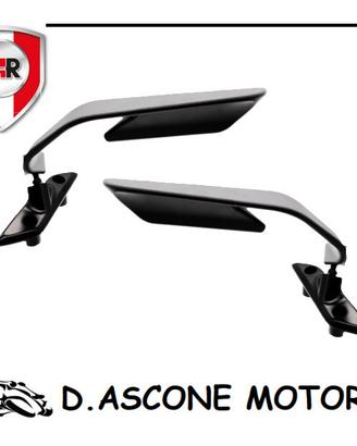 COPPIA SPECCHI retrovisori DX SX Dark Saber FAR Ya