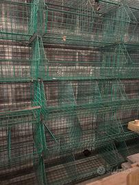 Cesta in rete autoportanti plastificate usate