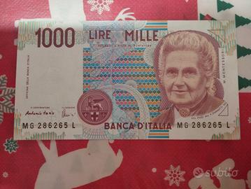 1000 lire M. Montessori 